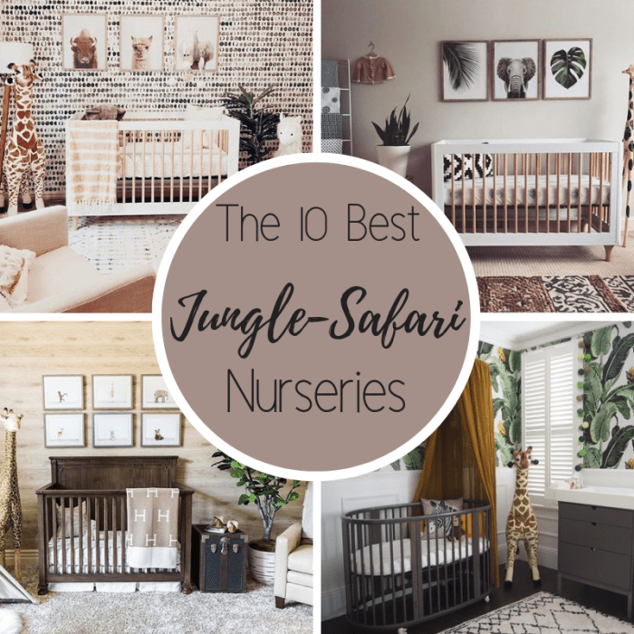 Nursery wall decor safari