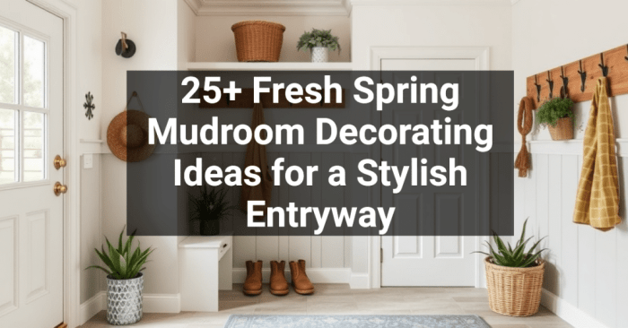 Entry way table decor ideas