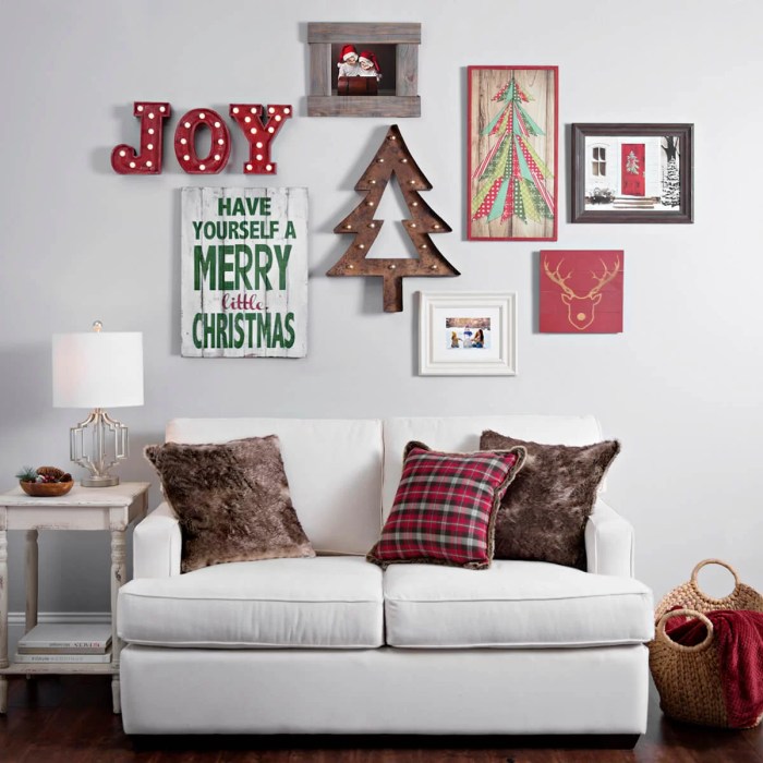 Christmas wall decor ideas