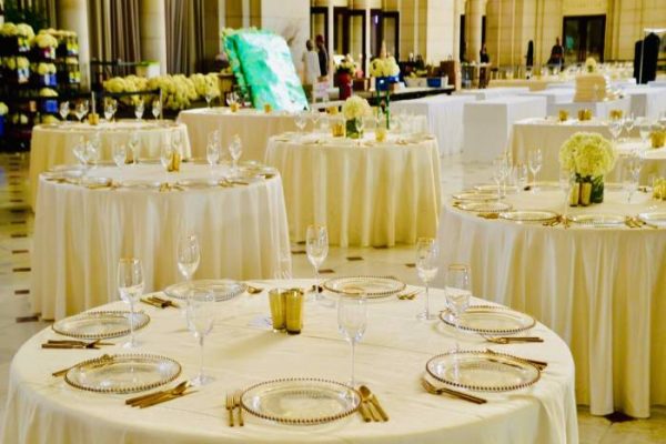 Banquet table decor ideas