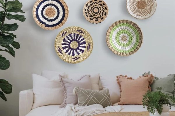 Decor baskets for wall