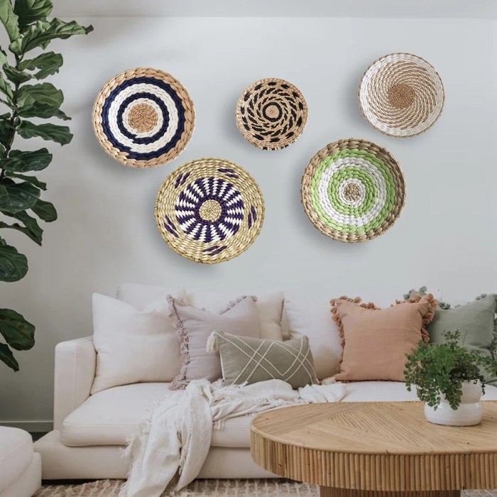 Decor baskets for wall