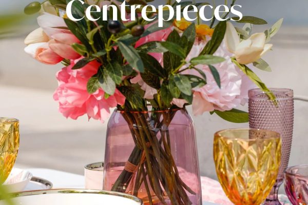 Centerpiece spring table decor