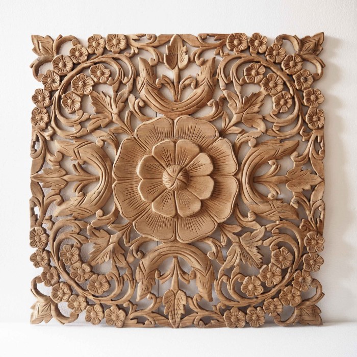 Wooden wall art decor