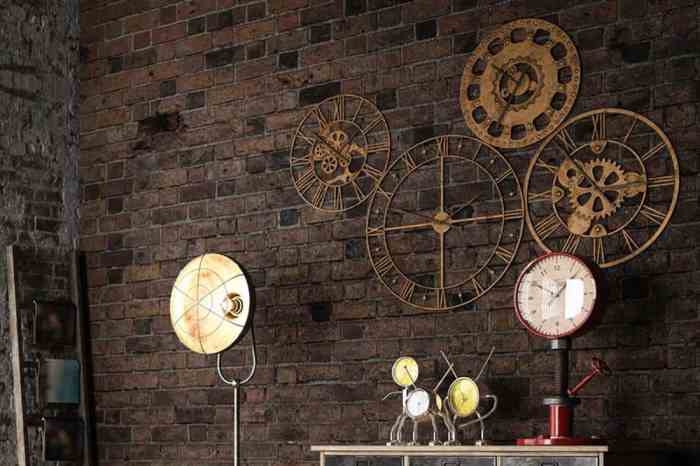 Industrial metal wall decor