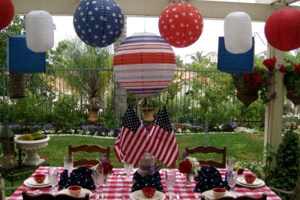 4th of july table decor