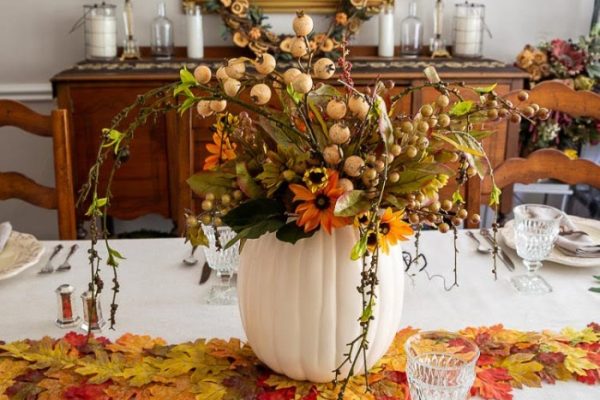 Thanksgiving table decor diy