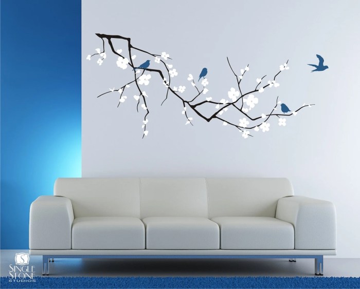 Full wall decor stickers