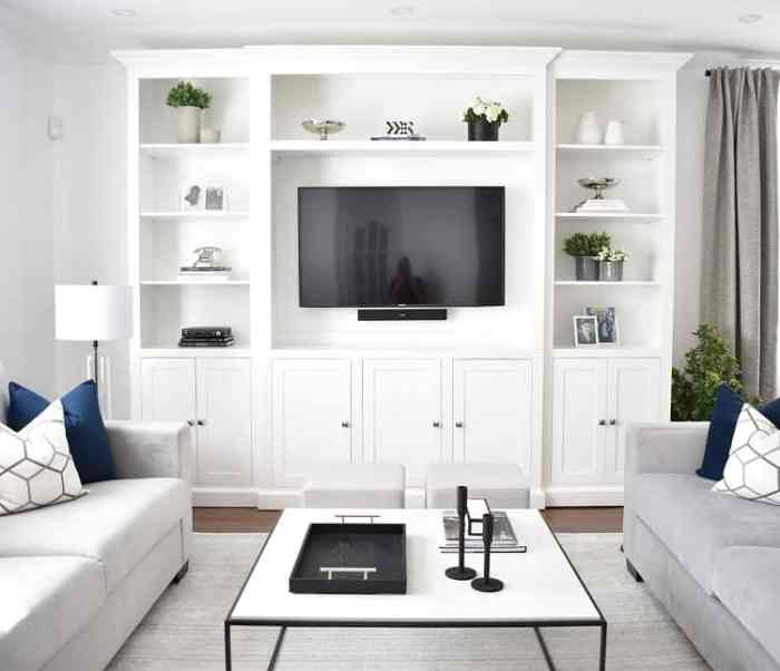 Entertainment center decor ideas