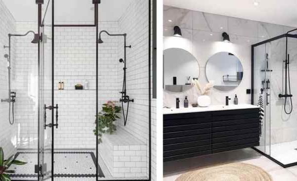 Black and white bathroom decor ideas