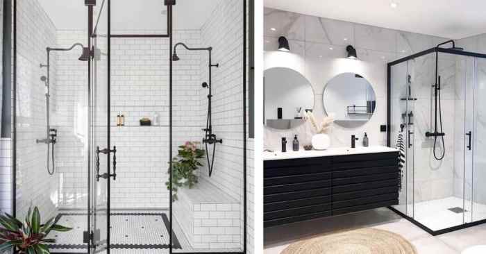 Black and white bathroom decor ideas