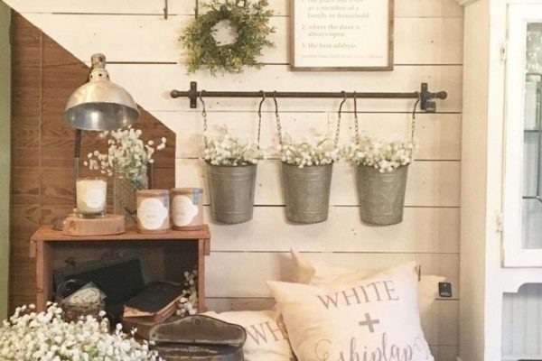 Farmhouse window wall decor