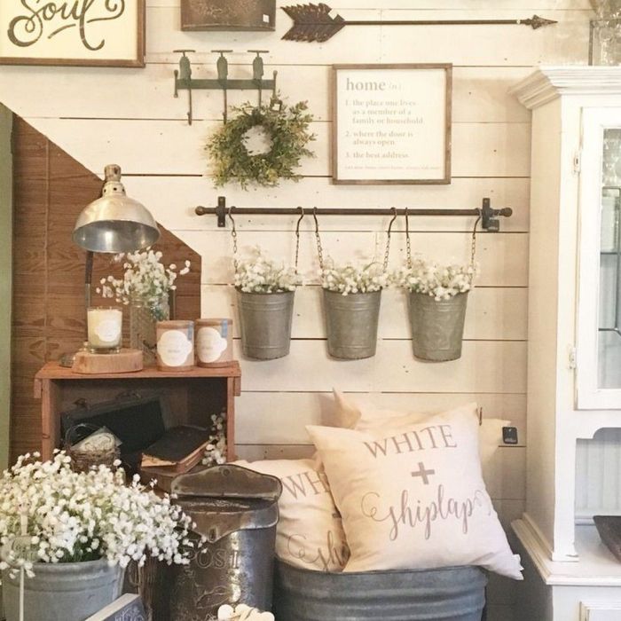 Farmhouse window wall decor