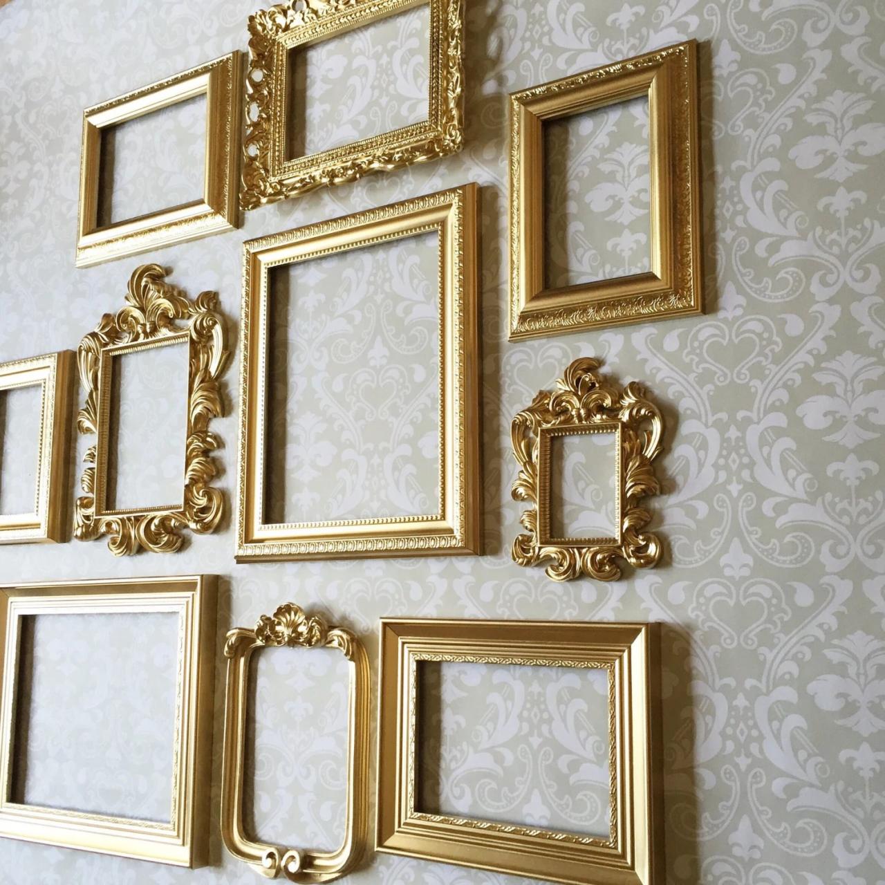 Wall window frame decor