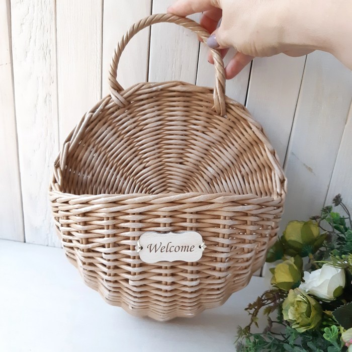 Decor baskets for wall