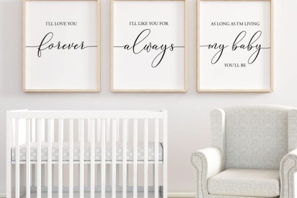 Wall decor for nursery