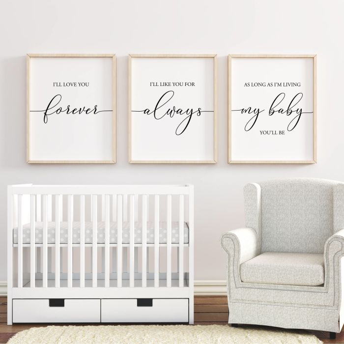 Wall decor for nursery