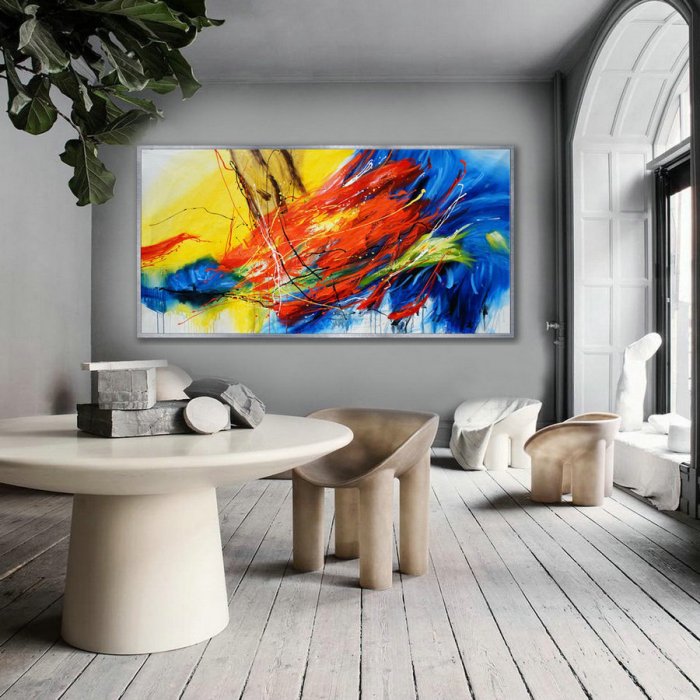 Large canvas wall decor