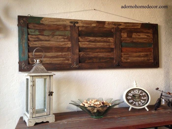 Metal rustic wall decor