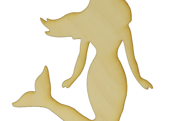 Wooden mermaid wall decor