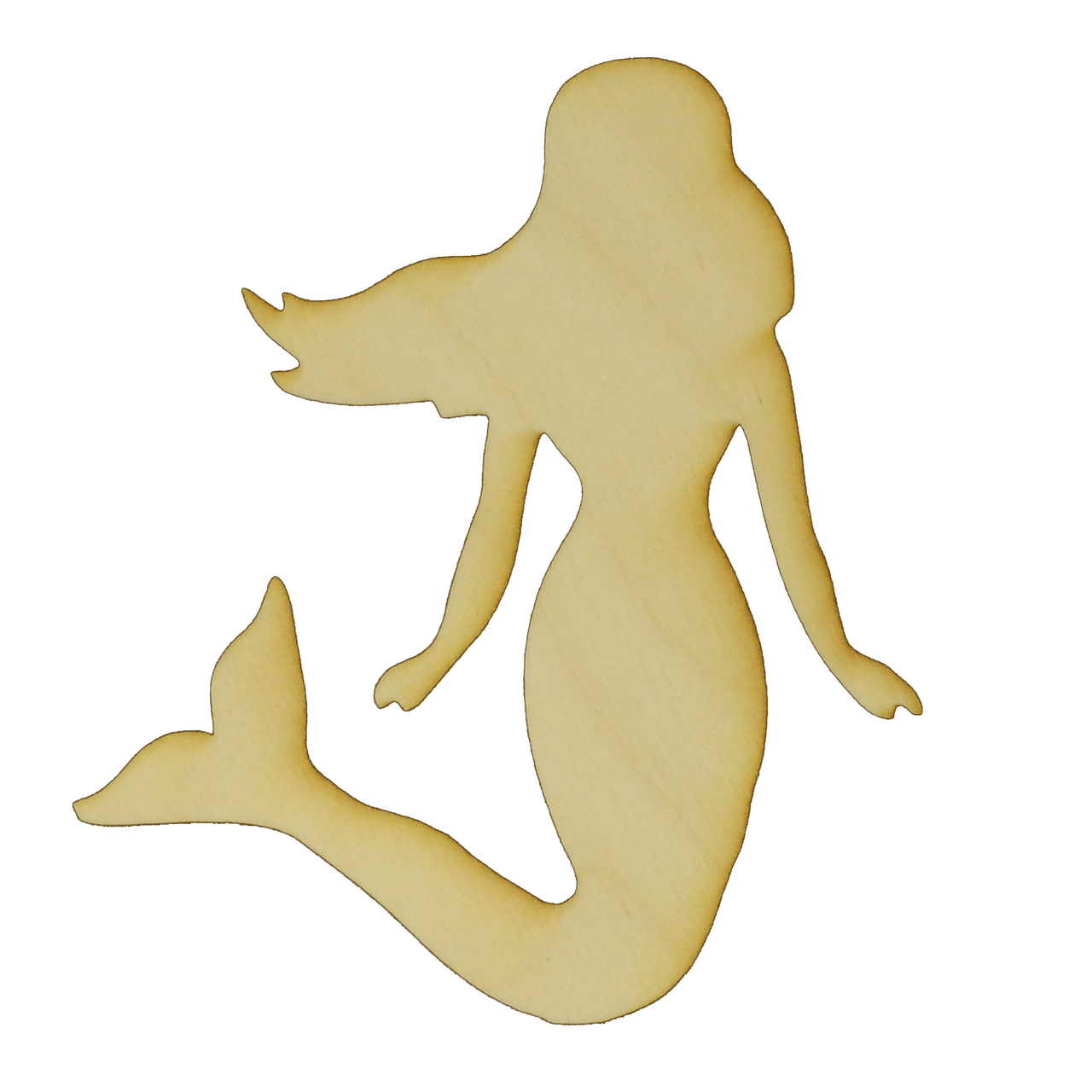 Wooden mermaid wall decor