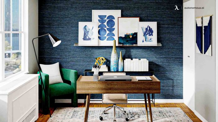 Home office wall decor ideas