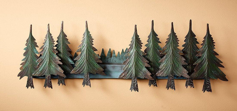 Pine tree wall decor