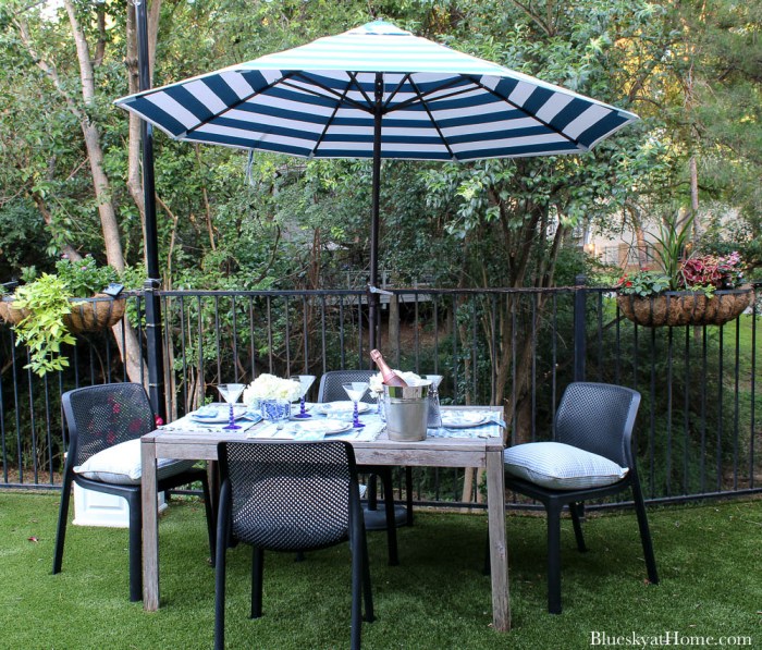 Summer outdoor table decor ideas