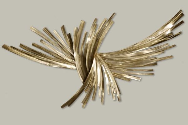 Gold metallic wall decor