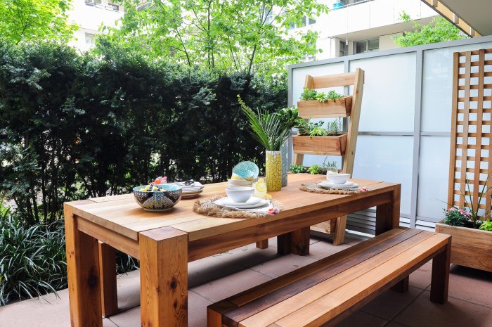 Summer outdoor table decor ideas