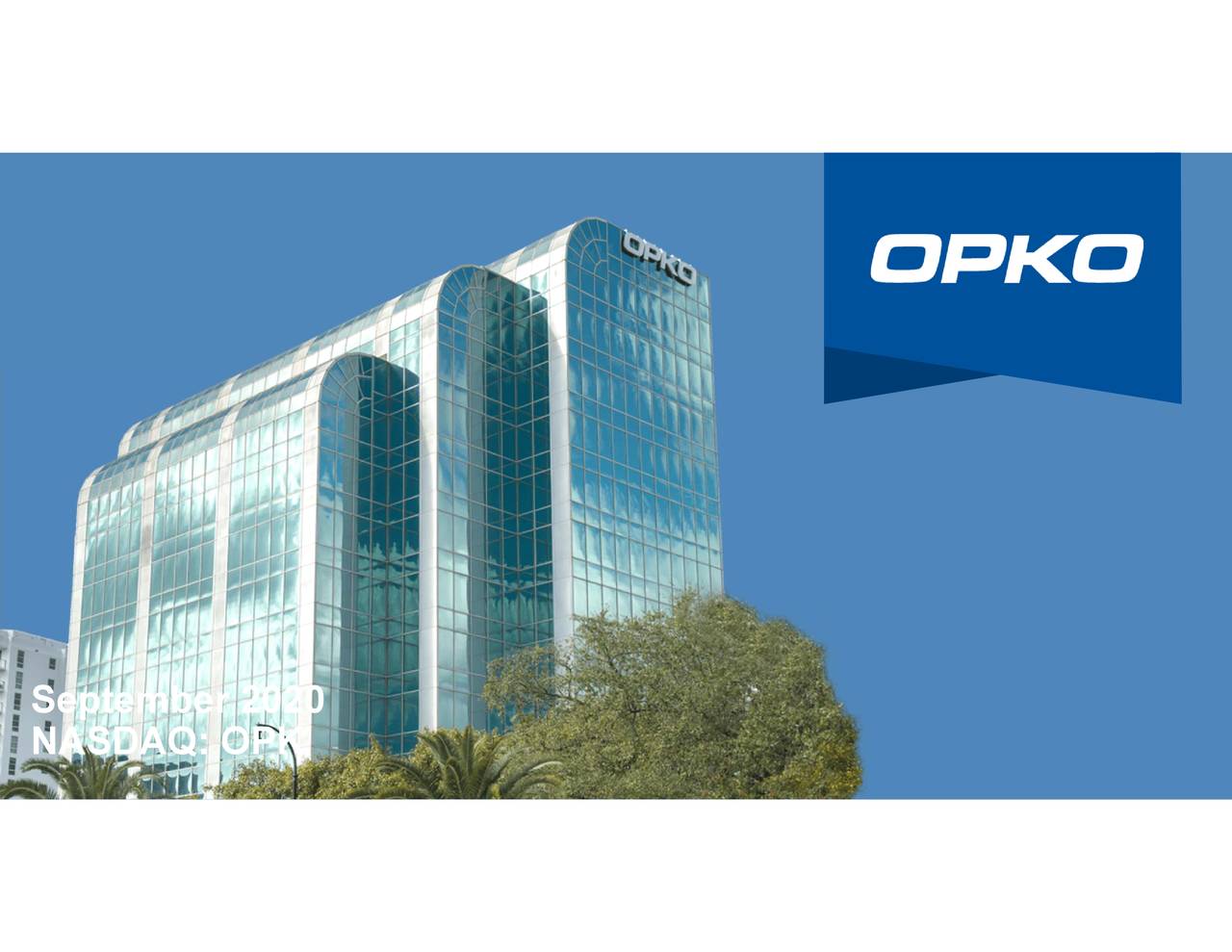 Opk stock price